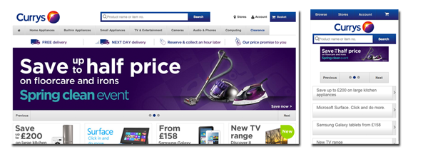 Currys Ecommerce
