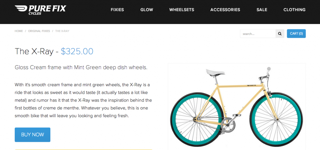 PureFixCycles Product Page