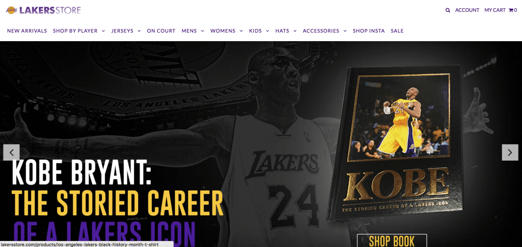LA Lakers Shopify Plus