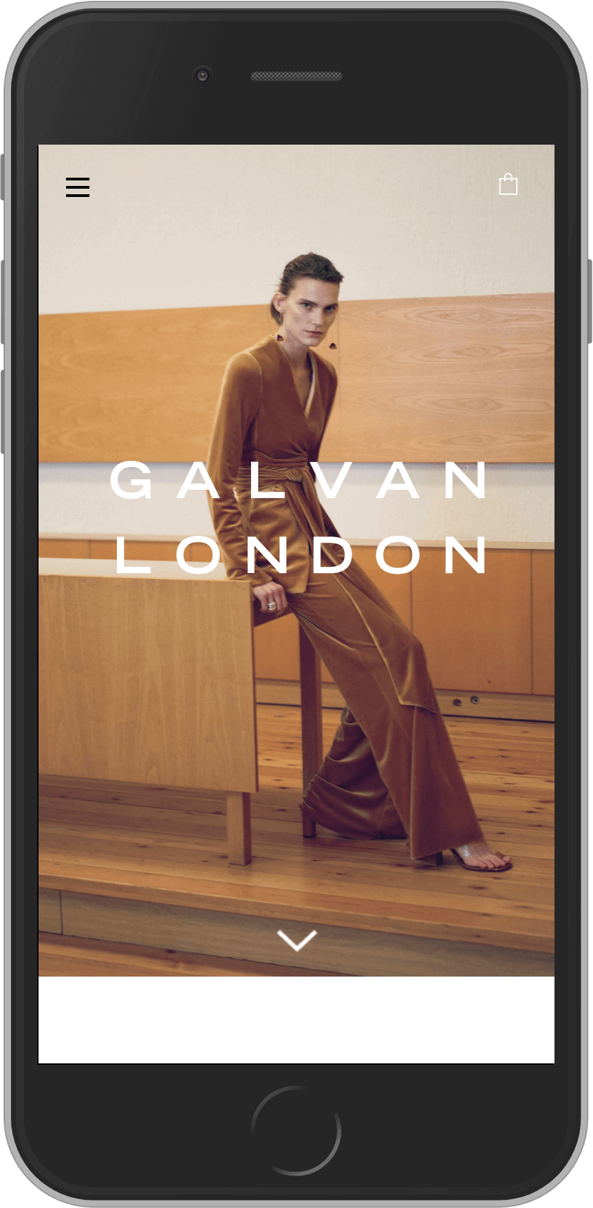 Galvan London on mobile