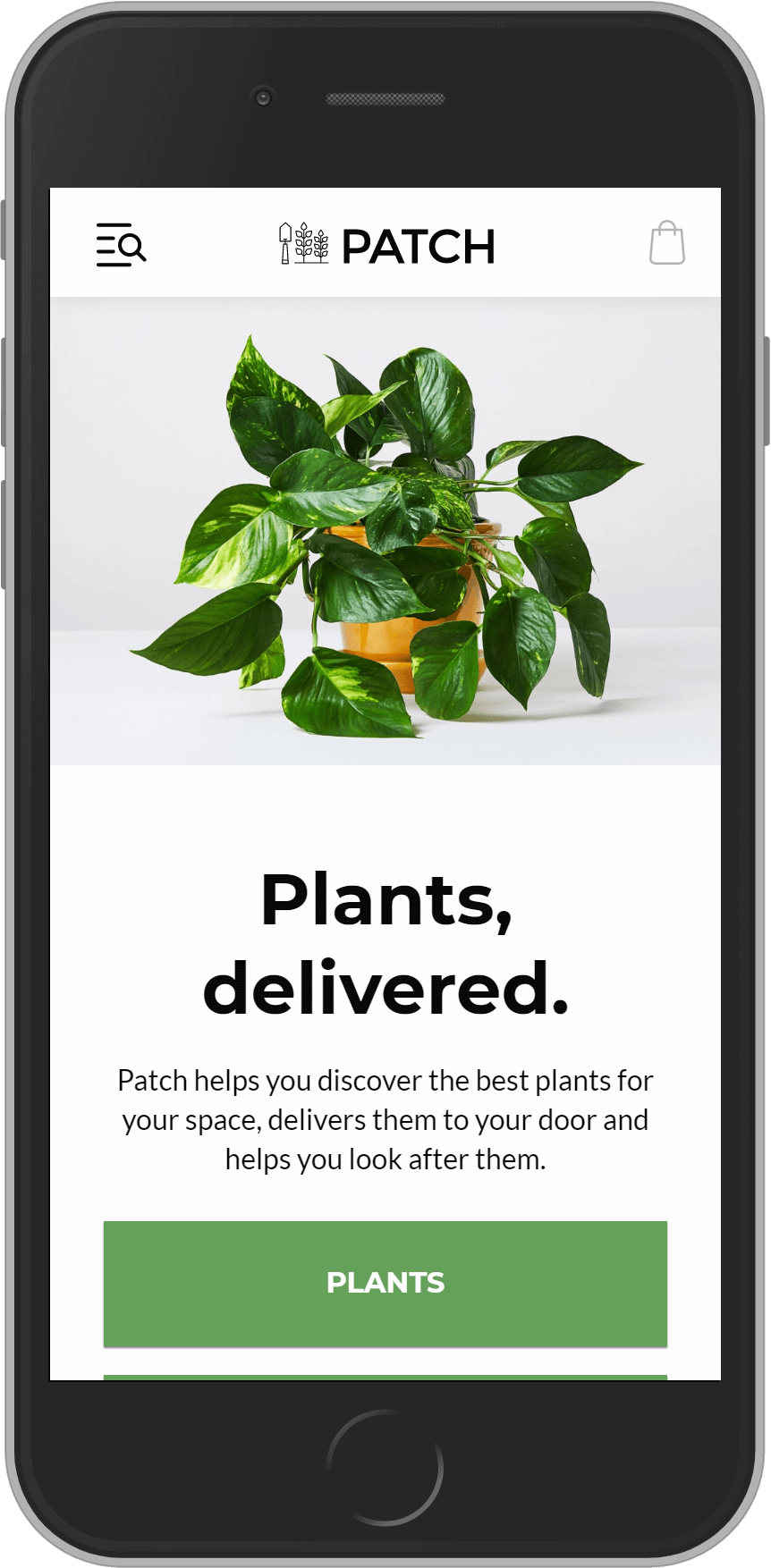 Patch Plants on mobile