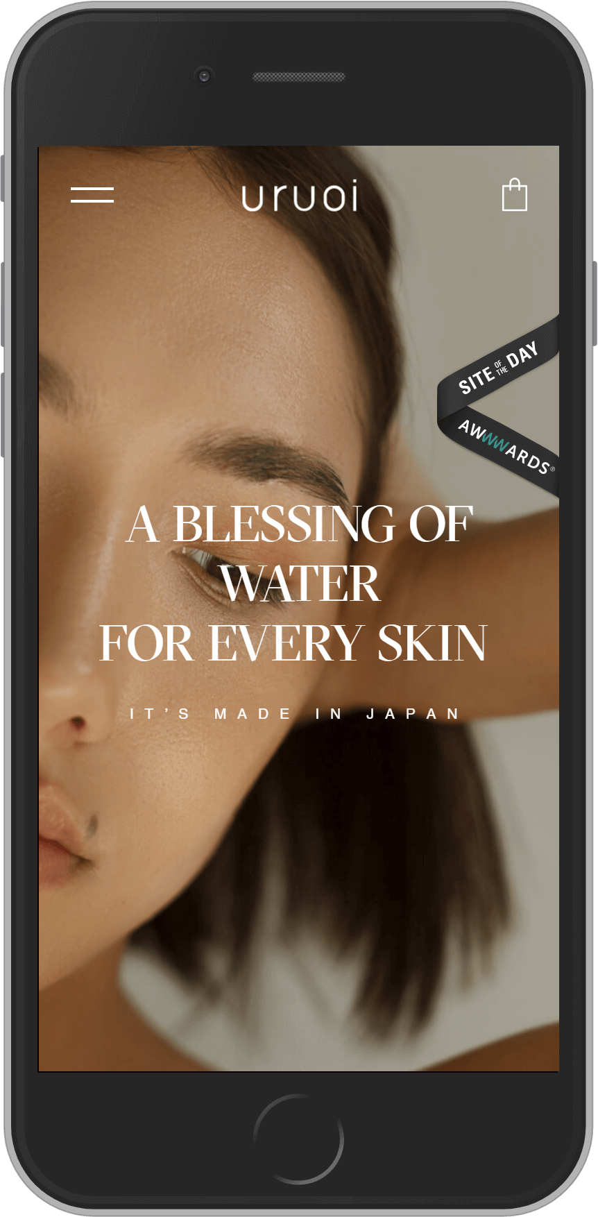 Uruoi Skincare on mobile